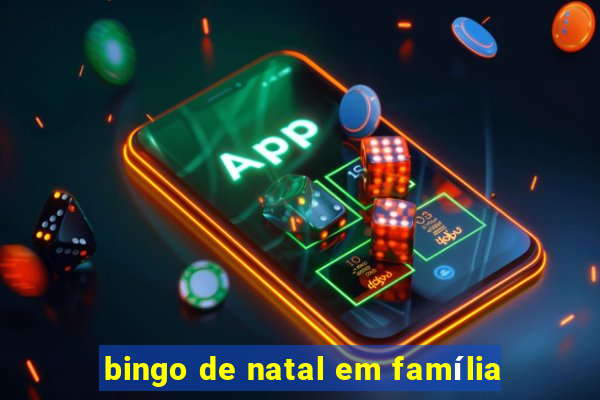 bingo de natal em família